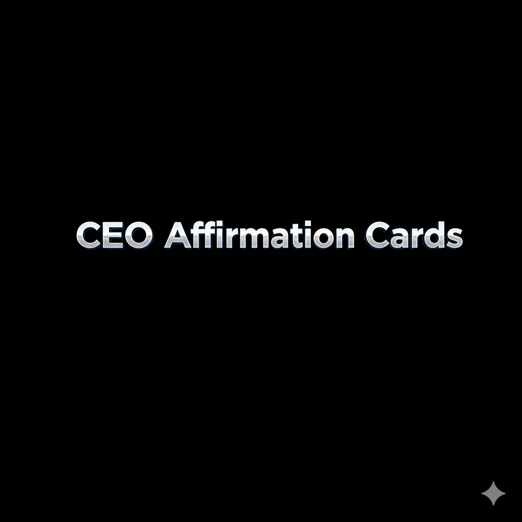 CEO Affirmation Cards