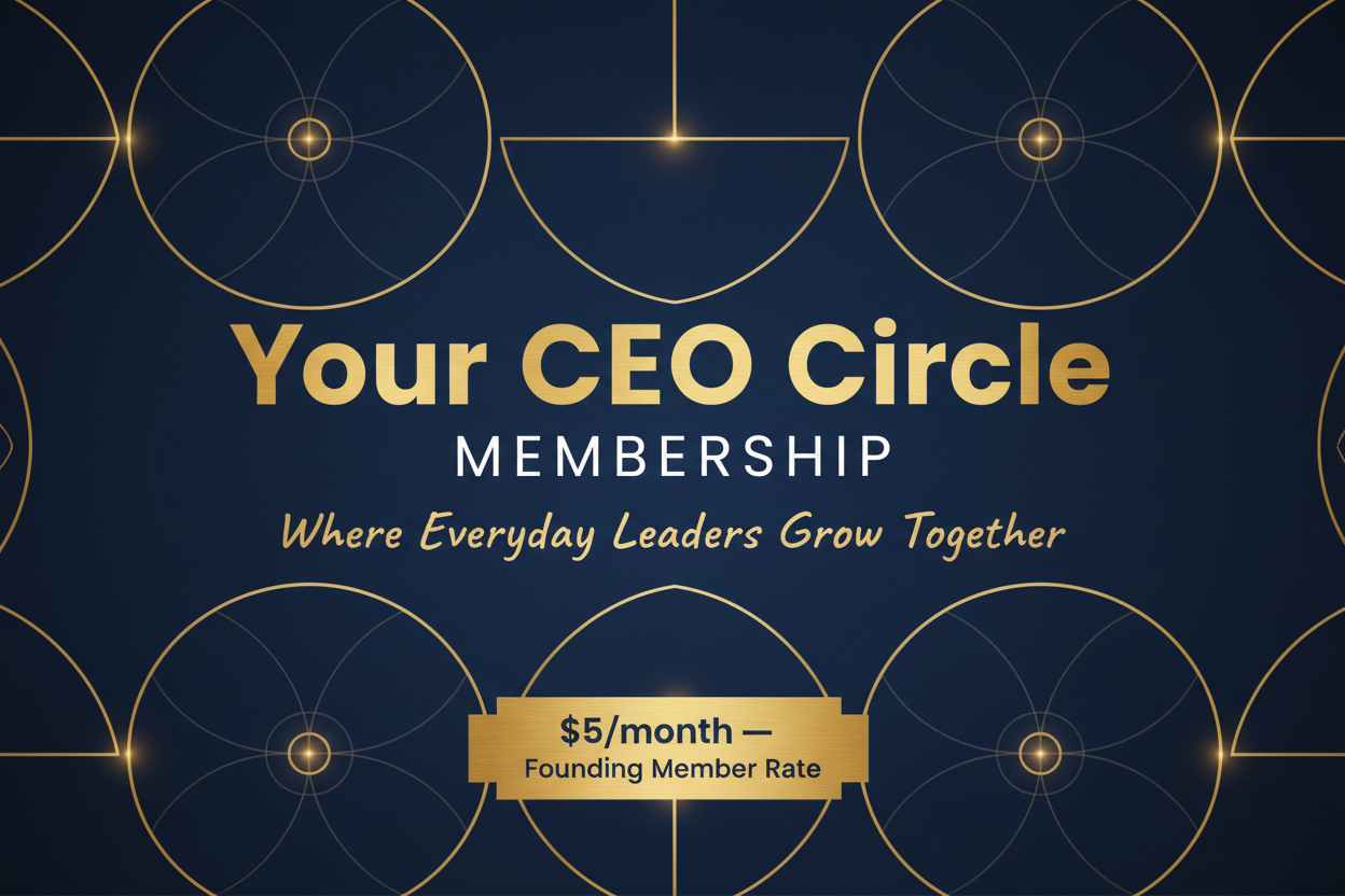 Your CEO Circle Membership navy gold premium community image
